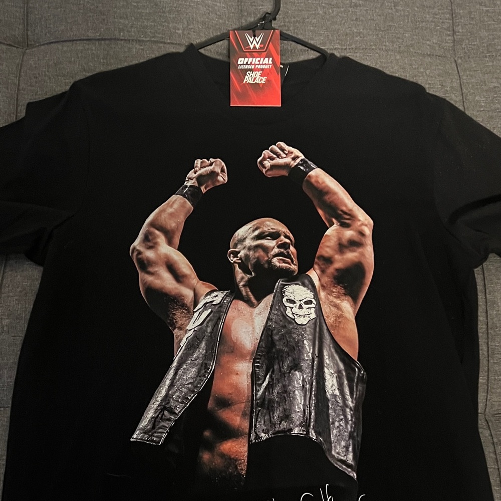 WWE Black Graphic T-Shirt